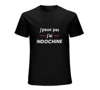 Indochine I Can't I Have Indochine Mens Fashion Casual Basic Short Sleeve T-Shirts Size 3XL