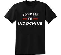 Indochine I Can't I Have Indochine Tshirt Men's Basic Short Sleeve Tees Men Clothing Unisex Tee Black