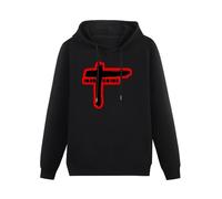 Indochine Mens Funny Unisex Sweatshirts Graphic Print Hooded Black Sweater XXL