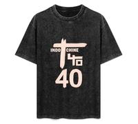 Indochine Pop Rock & New Wave Graphic Men's T-Shirt Unisex Black Men Tees 3XL