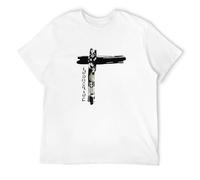 Indochine T-Shirt Printed Graphic White Mens Top Tee XXL