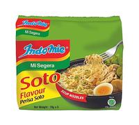 Indomie Instant Noodles Saveur VEGETALE au Citron Vert, Paquet de 40 (40 x 75 g)