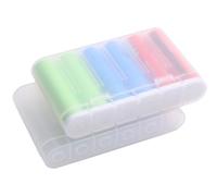 inDomit Boîtier de batterie 18650, résistant aux chocs et à l'eau, support de rangement pour 6 batteries 18650, coque en polypropylène facile à transporter