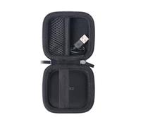 inDomit Étui de protection rigide de voyage compatible avec les écouteurs Bluetooth sans fil SHOKZ OpenFit 2/Air/OpenFit avec microphone, noir
