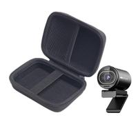 inDomit Étui de voyage rigide compatible avec webcam EMEET S600 4K, sac de transport de voyage, noir (coque uniquement)