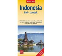 Indonesia bali - lombok - Collectif - Nelles - broché - Atlas / carte