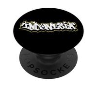 Indonésie Graffiti Caractères Bali PopSockets PopGrip Adhésif