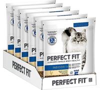 Indoor 1+ - Nourriture sèche pour chat riche en poulet - 6 sachets de 750 g - Nourriture sèche de qualité supérieure pour chats domestiques adultes à partir de 1 an - Soutien de la vitalité