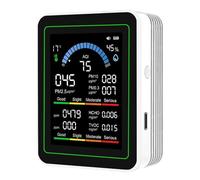 Indoor Air Monitor - Quality Detection Meter Testing Device, Home Bedroom Office Environment Pollution Analyzer System, Outdoor Indoor Air Testing Equipment Sensor Measurement Tool Health Safety