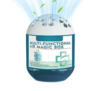 Indoor Air Purification Dust Removal Magic Box, 120g Automatic Air Purifier Magic Box Dust Removal Cleaner No Noise for Any Room