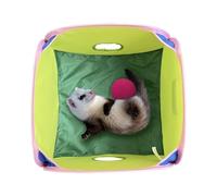 Indoor Cat Tunnel, Multi Channel Kitten, Foldable Pet Activity Tunnel Toy, Exercise Play System for Cats Kittens Family Home Lovers Use Interactive Fun Activity 13.39x13.39 inches