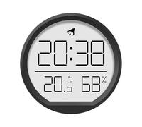 Indoor Humidity Gauge - 8cm Magnetic Meter | Digital Temperature Monitor with Precise Sensor & Timer, Desktop Weather Station for Plant Greenhouse Office Shower Area Basement Decor