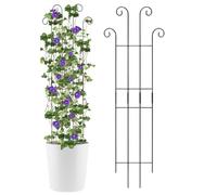 Indoor Plant Trellis - Metal Vertical Plant Support Stakes | Trellis Frame for Vine Monstera Tomato Ivy Flowers Climbing Plants Garden Pots for Growth Support