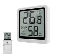 Indoor Thermometer - Home Temperature Gauge, Room Climate Monitor | Digital Précise Indoor Thermometer Humidity Meter with Large Display, Comfortable Accurate Temperature Sensor Accessory for Home