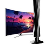 Indoor TV Antenna without Amplifier-HD 4K Digital Antenna for DVB-T/T2 DVB-T DVB-T/T2,Compatible with TVs and Set-Top Boxes,Stable Reception,5m Coaxial Cable,Easy Installation