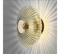 Indoor Wall Lamp Luminaires D'intérieur Simples PourLa Décoration Maison Lampes Murales Modernes Luminaires Ondulés En Verre Pour Couloirs Escaliers Et Salles À Manger Hallway Staircase Wall Sconce (