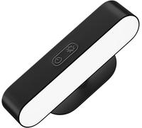 Indoor Wall Light, Rechargeable Wireless Led Wall Lamp, Dimmable Touch Wall Lamp, 5 Colour Temperatures, 360° Rotatable Wall Light For Bedroom, Living Room, Black