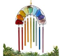 Indoor Wind Chimes - Acrylic Decorative Pendant, Rainbow Chime for Lighting, Hanging Ornament Unit, Interior Decoration with Light Refraction, Visual Enhancement Tool for Atmosphere Elevation