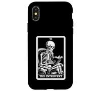 Indoorsy The Introvert Tarot Card Reading Introverti Coque pour iPhone X/XS