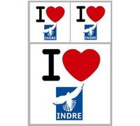 Indre (1fois 10cm / 2 fois 5cm) - Sticker/autocollant G