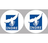 Indre (2fois 10cm) - Sticker/autocollant