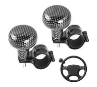 Indrnif Bouton Volant Voiture Spinner, Poignée Puissance de Voiture Antidérapante en Boule de Volant Silicone Direction, Grand pommeau de Volant, pour Voiture, Camion, Tracteur, Chariot