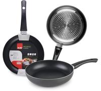 Indubasic Frying Pan,Aluminium Black,14 X 14 X 6 Cm