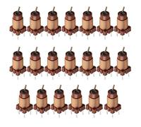 Inductance haute fréquence 12T avec inductance réglable de 0,6 uH à 1,7 uH, 20 bobines de noyau de ferrite 8 x 3,6 mm pour photocopieurs, télécopieurs, systèmes audio