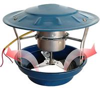 Inducteur de tirage de cheminée, Extracteur de fumée à tirage induit for cheminée de toit, plusieurs tailles