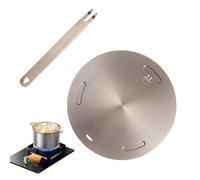 Induction Adapter Plate - Heat Diffuser Cooking Induction Adapter - 430 Stainless Steel HeatInduction DiffuserPlate, InductionCooktop Converter Plate,for Electric Stove
