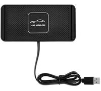 Induction Car Charger,Qi Wireless Fast Charging Pad For Car,Wireless Fast Charging Mat Non-Slip Phone Holder For Samsung