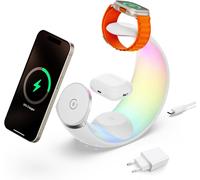 Induction Charger For Iphone: 3 In 1 Induction Charger For Iphone 16/16 Pro Max/16 Pro/16 Plus/15/14/13/12/11/10/9/8/Se Apple Watch And Airpods 4 With Anc, Airpods 3/2/Pro