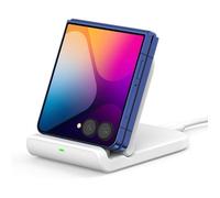 Induction Charger for Samsung Galaxy Z Flip 7,Wireless Charger for Galaxy Z Flip 7 FE/6/5/4/3,Motorola Razr 60/50/40/Ultra,(White)