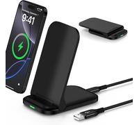 Induction Charger Iphone,15w Wireless Charger Foldable Fast Charging Station For Samsung Galaxy S21 S22 S23 Fe S24 S25 Ultra,Google Pixel 9 Pro 8 7a 6xl,Iphone 16 Pro Max 16th 15 14 13 12 11