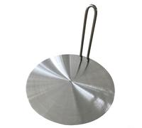 Induction Heat Diffuser Plate Stainless Steel 19.5cm(A) | Fits induction, gas, electric stoves; 19.5cm size; even heat distribution; prevents hot spots