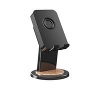 Induction Speaker - Smart Anti Slip Amplifier Stand for Mobile Phones | ABS Material with Wireless 15W Charging, Cell Phone Speaker Stand, Cool Gadget Function for Home, School, Travel