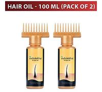 Indulekha Bhringa Lot de 2 flacons d'huile capillaire 100 ml