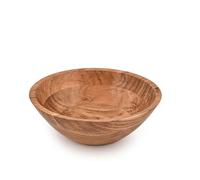 Indus Lifespace Bol à fruits en bois d'acacia rehaussez votre espace avec un bol unique pour centre de table, présentoir à clés, vaisselle (20,3 x 20,3 x 7,6 cm)