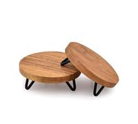 Indus Lifespace Riser Display Risers for Party Platter Dessert Stands Apply to Party,Dining Bar,Living room or Garden Set of 2 (10.16cm x 10.16cm x 3.81cm)