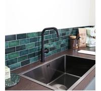 Robinetterie Cuisine Indus mitigeur évier noir mat Essebagno