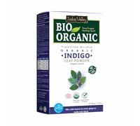 Indus Valley Bio Organic Indigo Powder, 100% Certified Organic, Triple-sifted powder, Cruelty-free & Vegan, Indigofera Tinctoria Powder for Natural Hair Coloring, Protects hair from Damage - (100g)