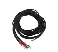 IndusTradCorp Interrupteur photoélectrique Miniature, Faisceau traversant M6 M8 NPN PNP NO NC, 20m 10-30V DC, Point Visible 2mm, Petit capteur Optique(M8 20M PNP NC)