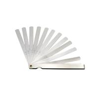 IndusTradCorp Jauge d'épaisseur métrique de 150 mm de Longueur, 0,02 à 1,00 mm, 17 Lames, Outils de Mesure
