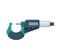 IndusTradCorp Micromètres extérieurs numériques, 0-25/25-50/50-75/75-100 mm, 0-1/1-2"/2-3"/3-4" 3109-25A/50A/75A/100A(0-25mm 1inch)
