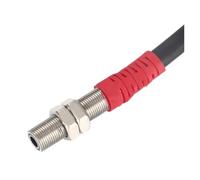 IndusTradCorp Mini capteur photoélectrique, réflexion Diffuse, M6 M8 200 mm 10-30 VDC NPN PNP NO NC, Spot Lumineux de détection de 2 mm Visible, Petit Interrupteur Optique(M8 200MM PNP NC)