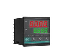 IndusTradCorp Relais SSR PT100 à entrées Multiples, Double Sortie, Thermostat AC 220 V, contrôleur de température PID numérique Intelligent(72x72mm)
