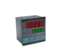 IndusTradCorp Relais SSR PT100 à entrées Multiples, Double Sortie, Thermostat AC 220 V, contrôleur de température PID numérique Intelligent(96x96mm)