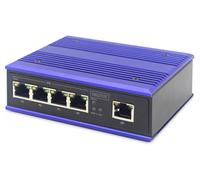 Industrial 5-Port Fast Ethernet Switch DIN rail, extended temp. range