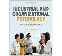 Industrial And Organizational Psychology