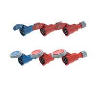 Industrial CEE Socket IP67 Coupleur de montage du panneau mural(Connector IP67 5Pin 16A)